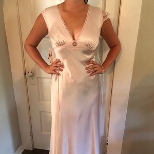 Off 5th - Light Pink Silk Nightgown/Dress